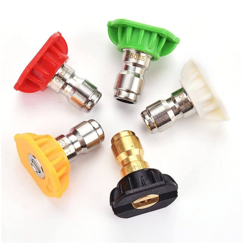 10 Pièces Buses de Pulvérisation pour Nettoyeur Haute Pression 1-4 Raccord  Rapide Pointe de Jet à Connexion Rapide (4,0 Gpm) - Cdiscount Bricolage