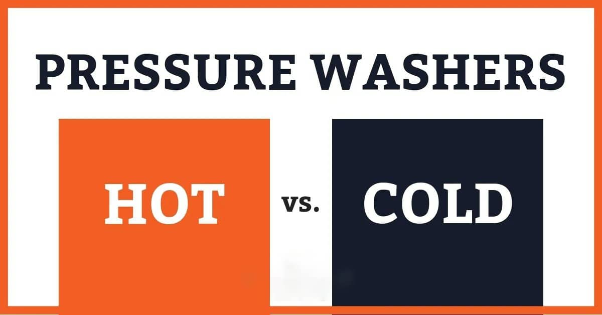 Nettoyeurs haute pression à eau chaude ou à eau froide