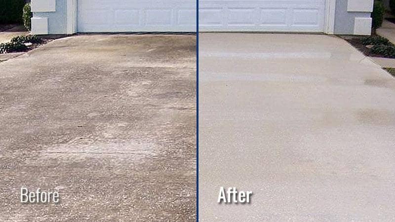 driveway pressure washing