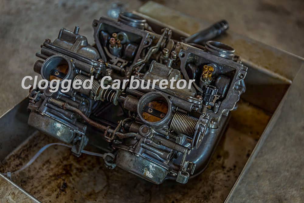 pressure washer carburetor clogged