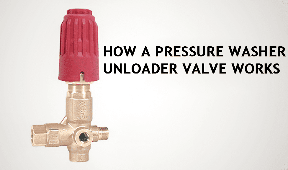 How a pressure washer unloader valve works
