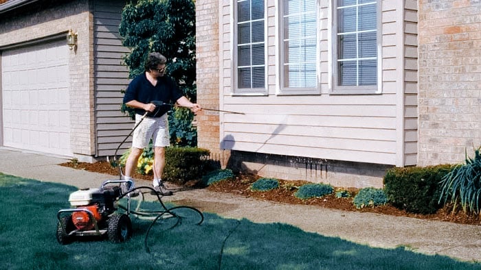 how long can a pressure washer run