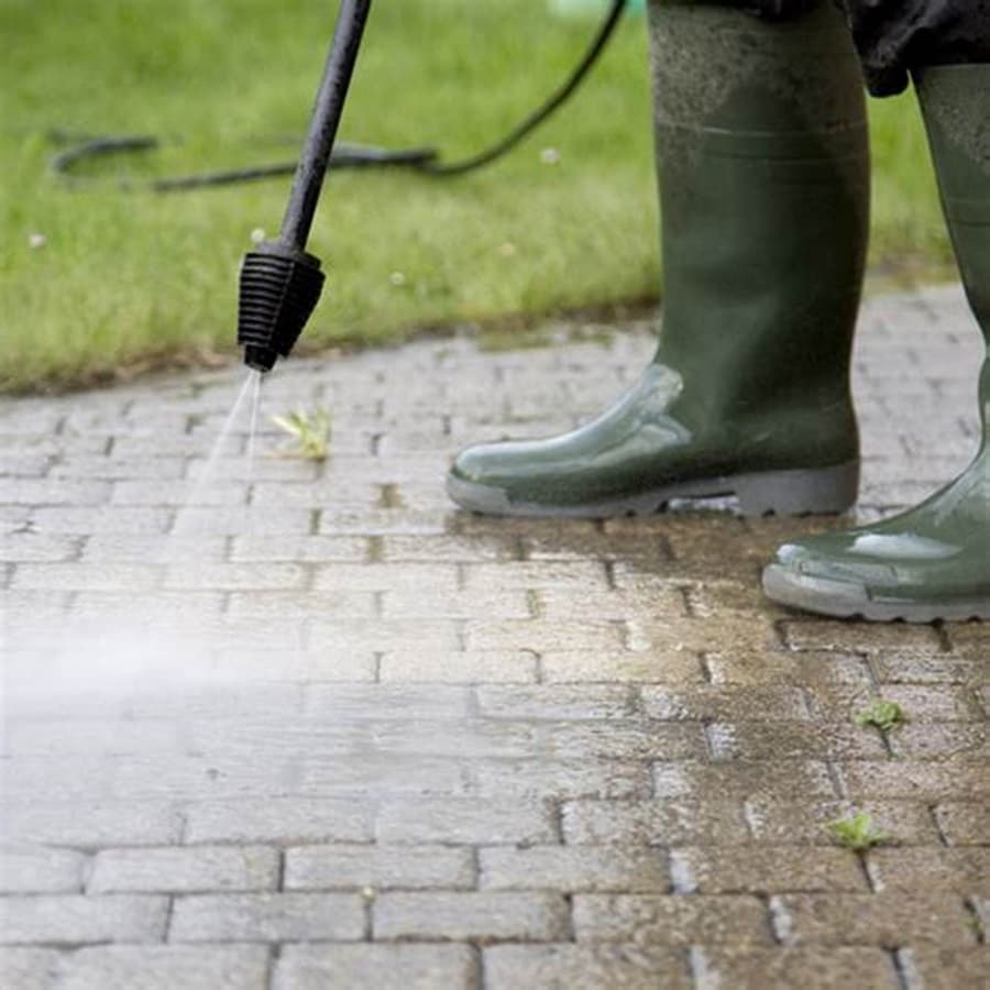 pressure washer start with less water