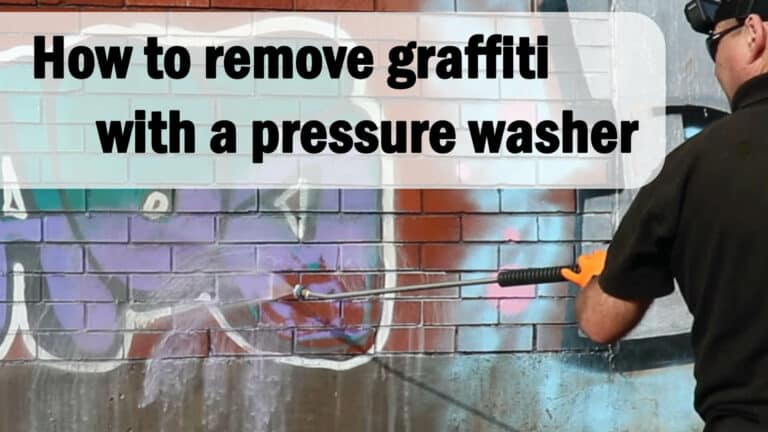 Comment enlever les graffitis à l'aide d'un nettoyeur à pression ?