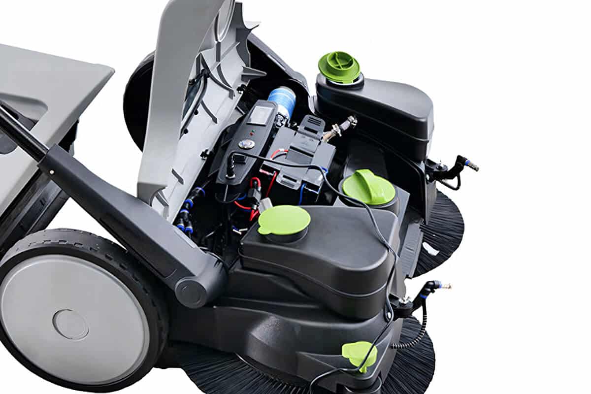 Elektrische Hand-Kehrmaschine-Industrie-Kehrmaschine-Detail