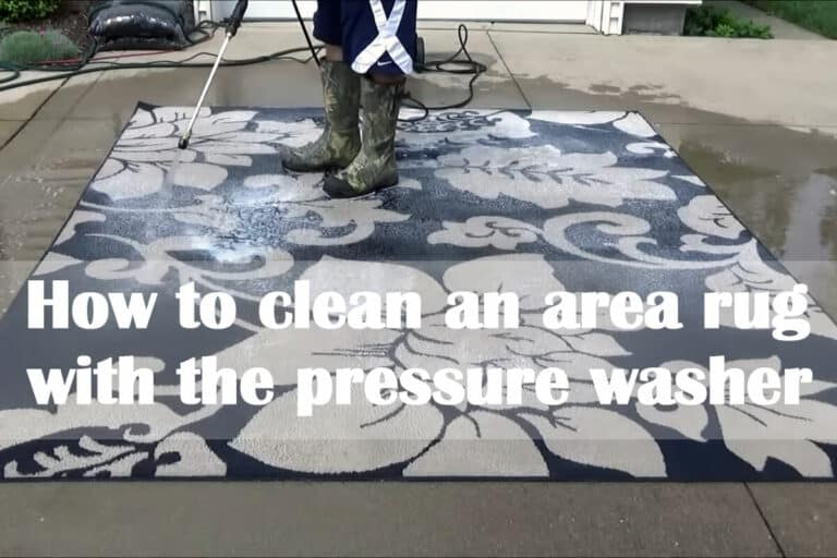 How-to-clean-an-area-rug-with-the-pressure-washer