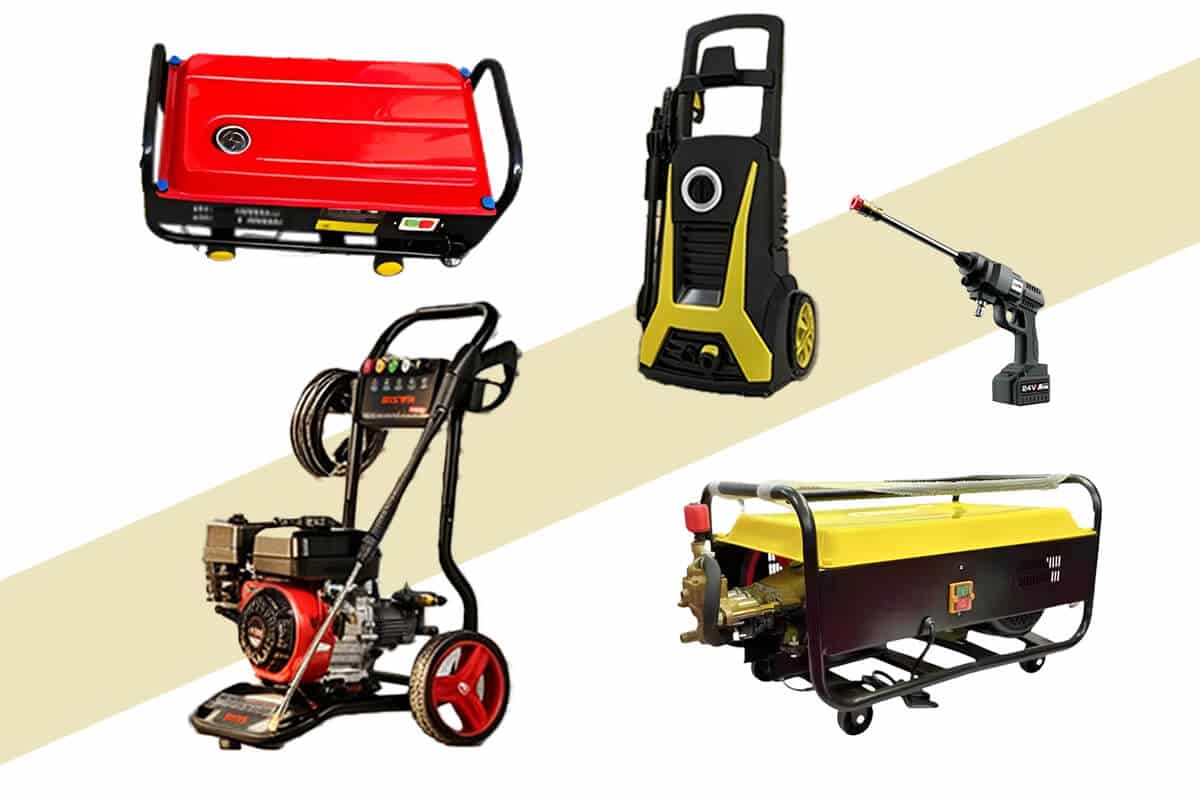 the Elerein light duty pressure washer portfolio